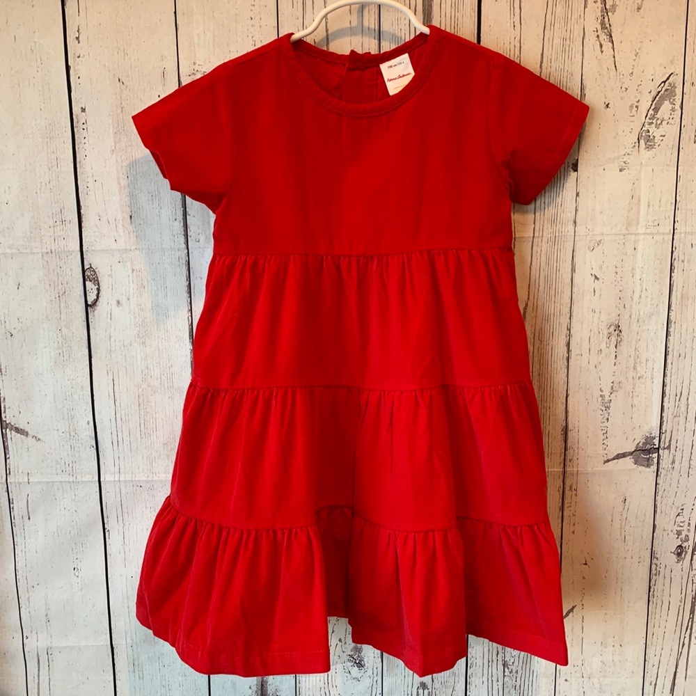NWT Hanna Andersson Red Corduroy Dress 4T